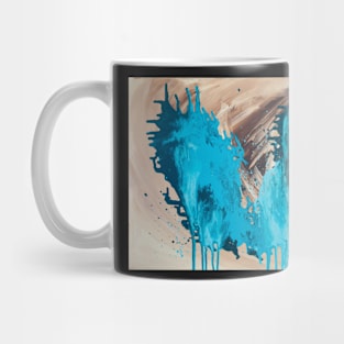 Breathe - Fluid Painting abstract painting Mug